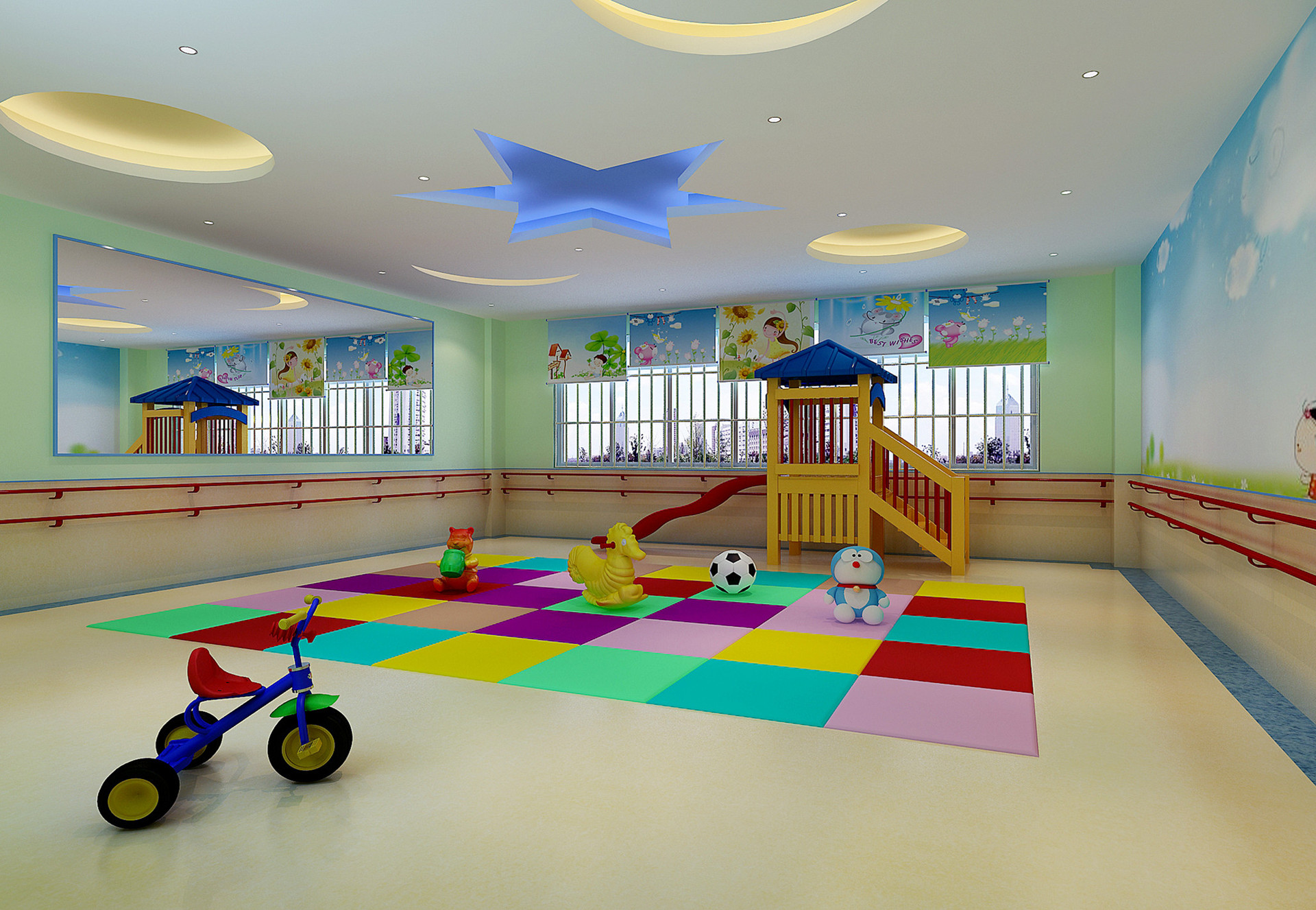 幼教空间PVC地板